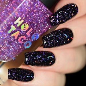 LIMITED EDITION Holo Taco Purple Flakie Nail Polish with LIMITED EDITION BOX